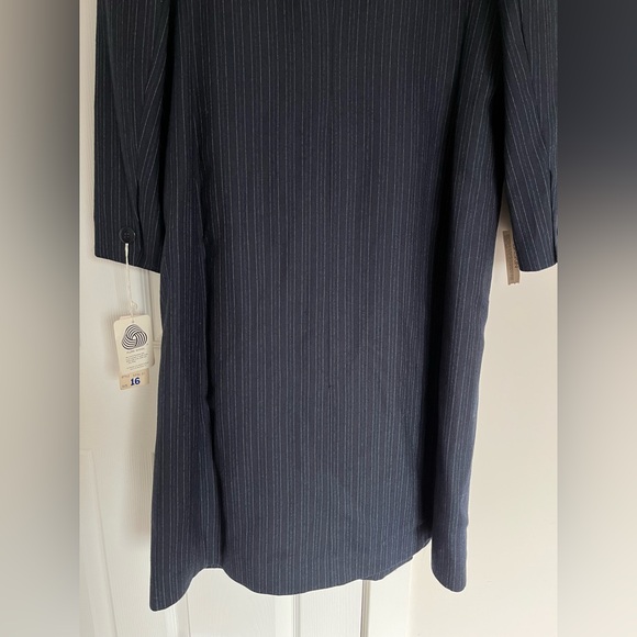 NWT - Vintage Jim Baldwin Suits Galore Merino Wool Coat (Size 16) - Picture 7 of 13